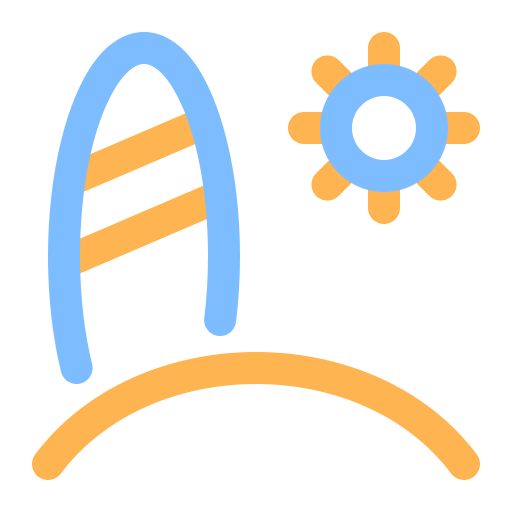 서핑 Generic Outline Color icon
