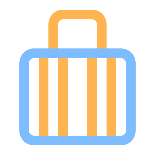 スーツケース Generic Outline Color icon