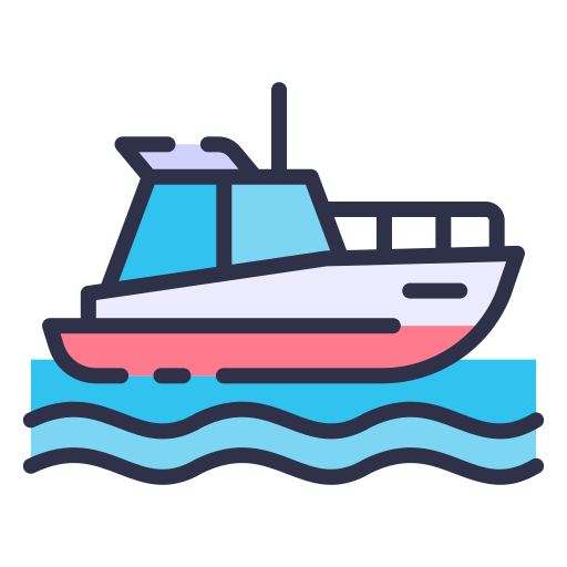 Boat Good Ware Lineal Color icon