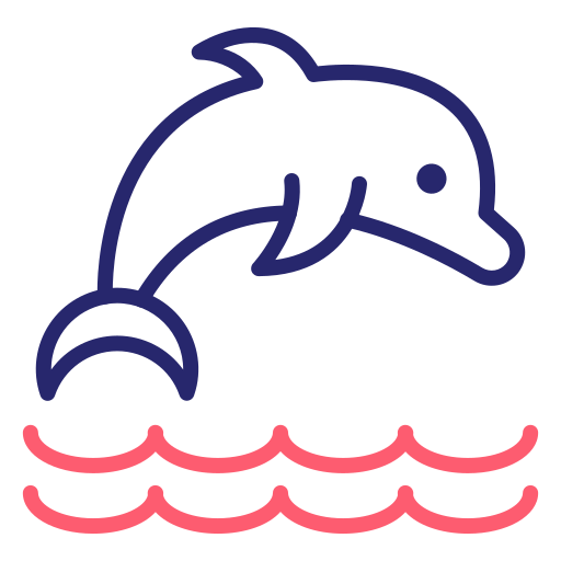 golfinho Generic Outline Color Ícone