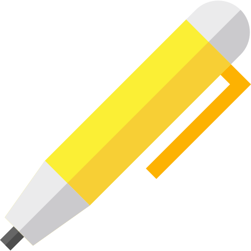 Pen Basic Straight Flat icon