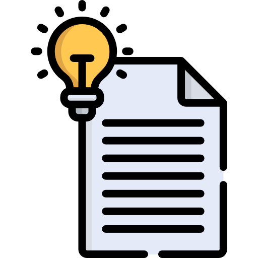 Document Special Lineal color icon