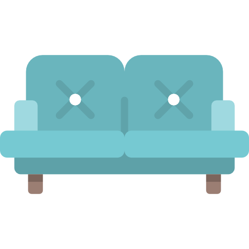 sofa Kawaii Flat icon