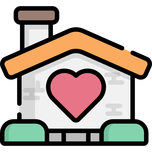 House Kawaii Lineal color icon