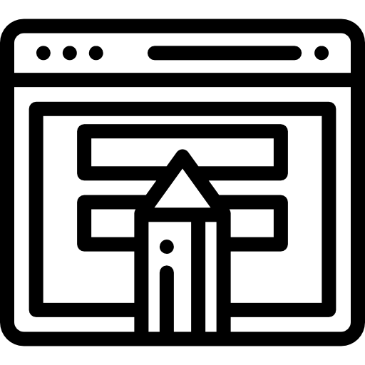 projektowanie stron Detailed Rounded Lineal ikona