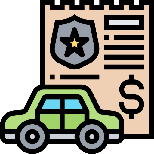 Parking ticket Meticulous Lineal Color icon