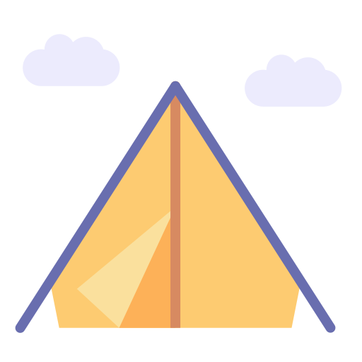tent Good Ware Flat icoon