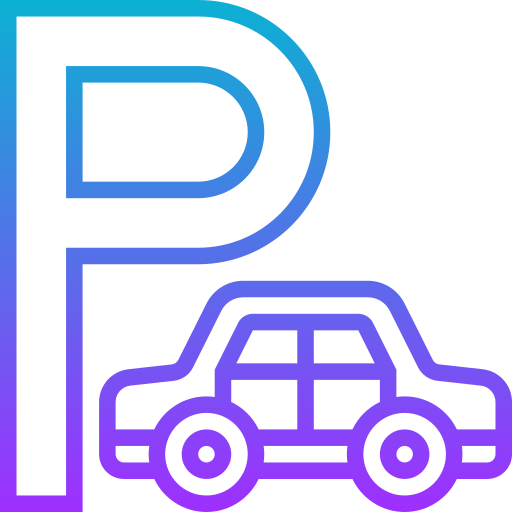 Parking sign Meticulous Gradient icon