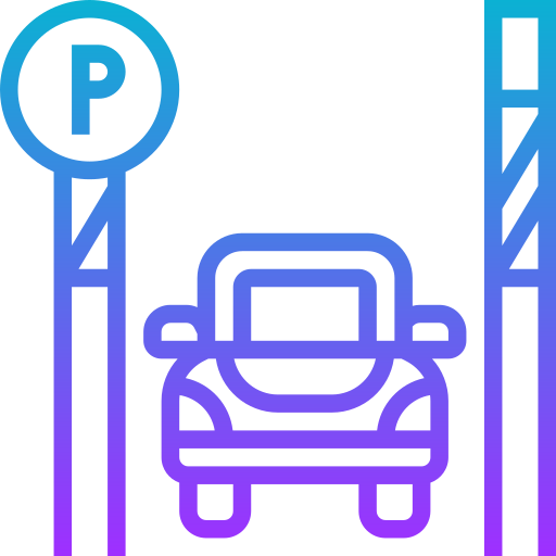 estacionamiento Meticulous Gradient icono