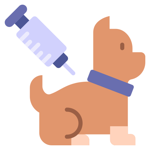 動物の予防接種 Good Ware Flat icon