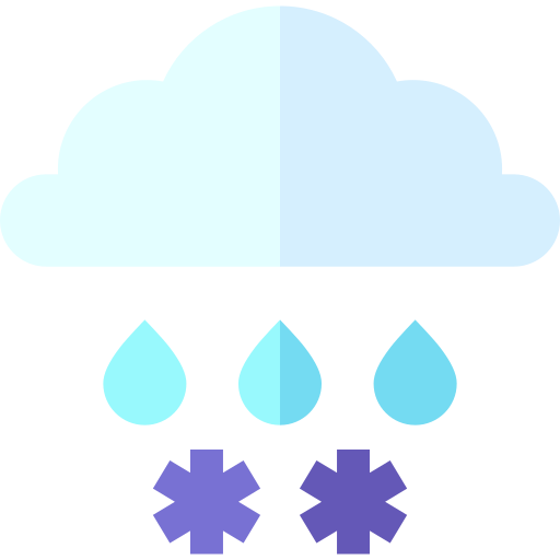 regen Basic Straight Flat icoon