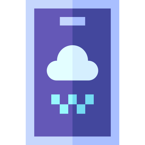 Weather app Basic Straight Flat icon