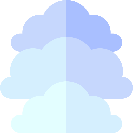 nuageux Basic Straight Flat Icône