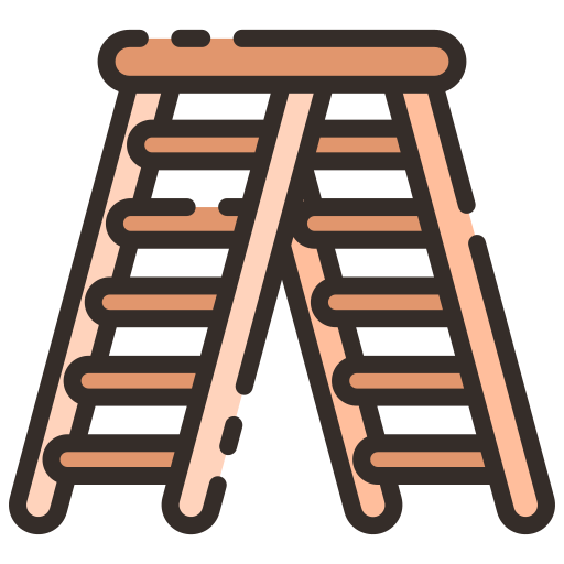 Ladders Good Ware Lineal Color icon