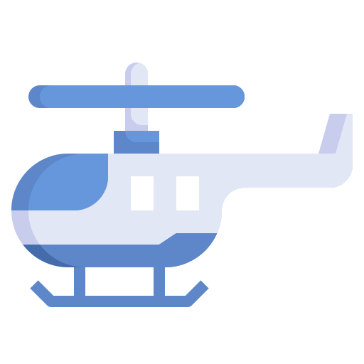 helikopter Surang Flat icoon