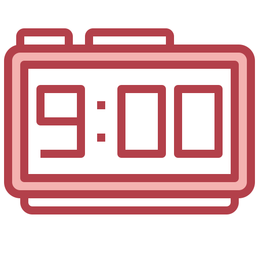 デジタル時計 Surang Red icon