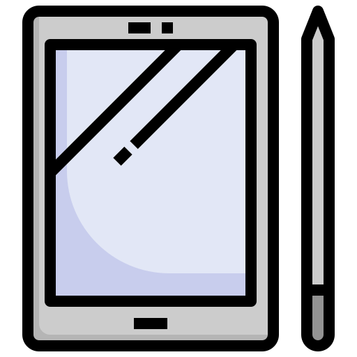 tableta Surang Lineal Color icono