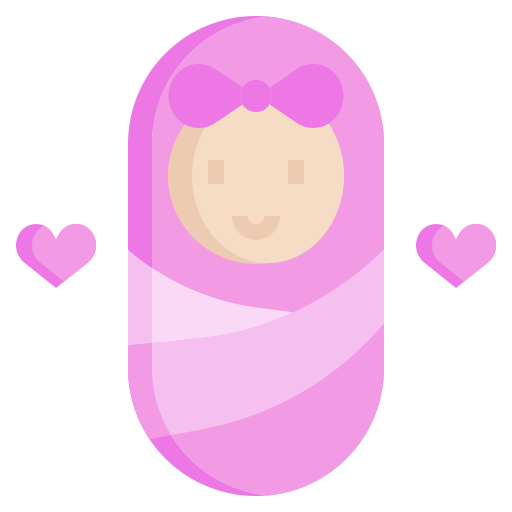 女の赤ちゃん Surang Flat icon