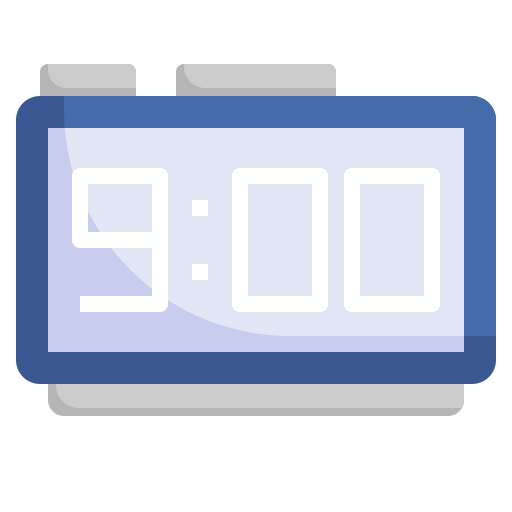 Digital clock Surang Flat icon