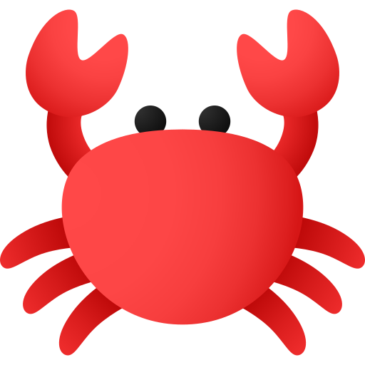 Crab Generic Flat Gradient icon