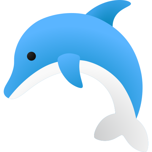 Dolphin Generic Flat Gradient icon