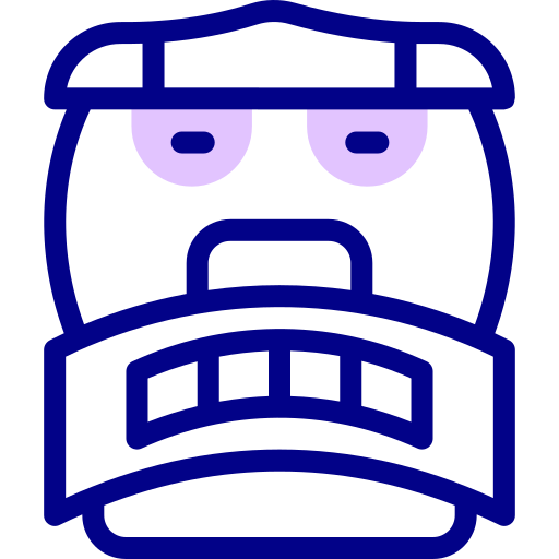 tiki Detailed Mixed Lineal color icon