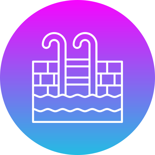 zwembad Generic Flat Gradient icoon