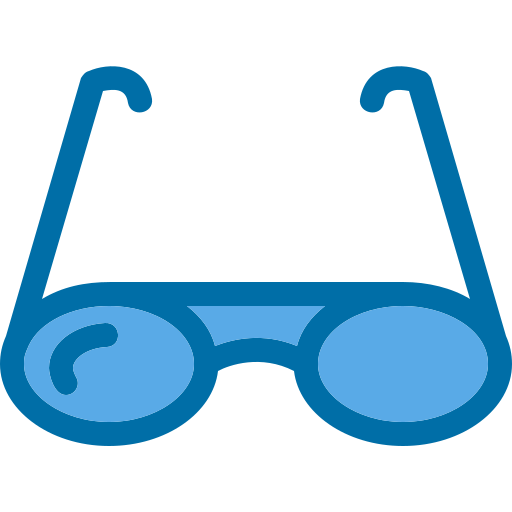 oculos escuros Generic Blue Ícone