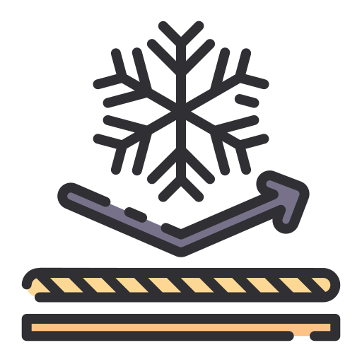 a prueba de nieve Good Ware Lineal Color icono