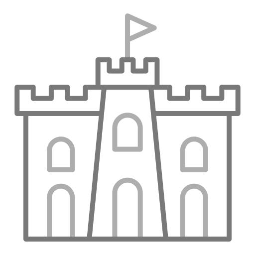 castillo de arena Generic Grey icono