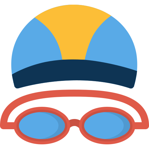 lunettes de natation Generic Flat Icône