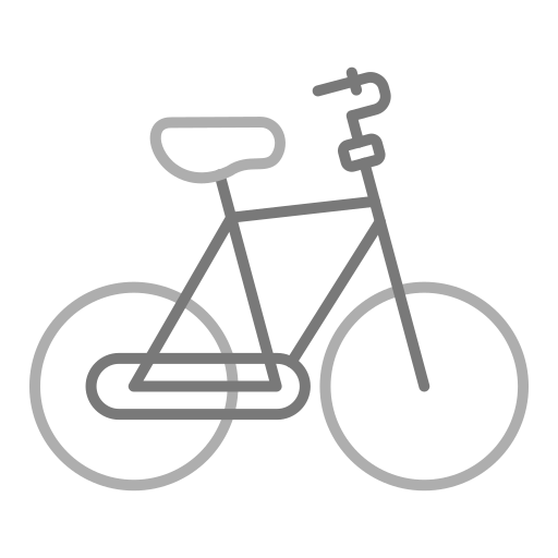 fiets Generic Grey icoon