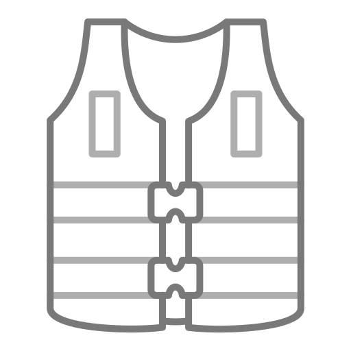 Life jacket Generic Grey icon