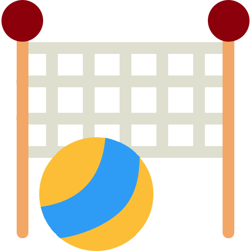 voleibol de playa Generic Flat icono