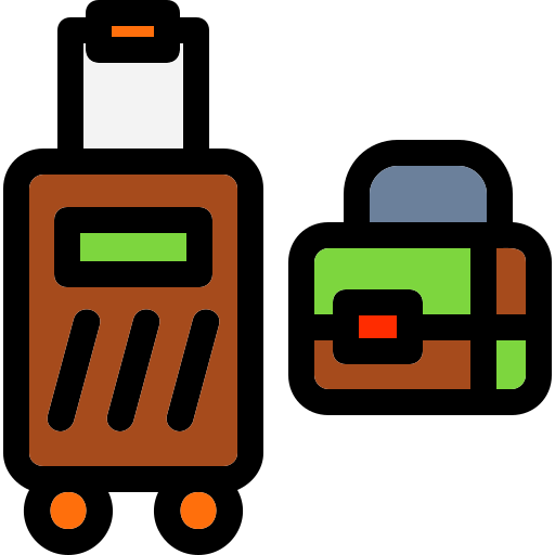 Luggage Generic Outline Color icon