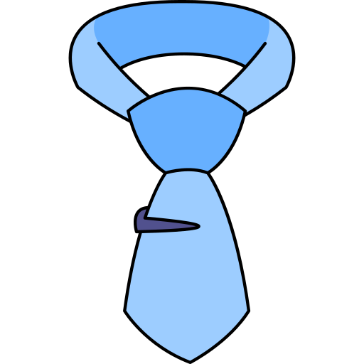 cravatta Generic Thin Outline Color icona