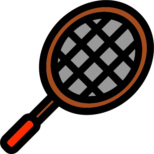 라켓 Generic Outline Color icon