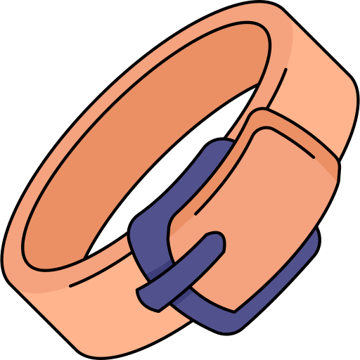 Belt Generic Thin Outline Color icon