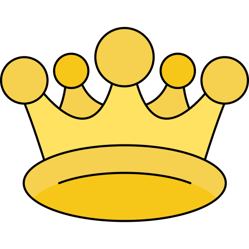 Crown Generic Thin Outline Color icon