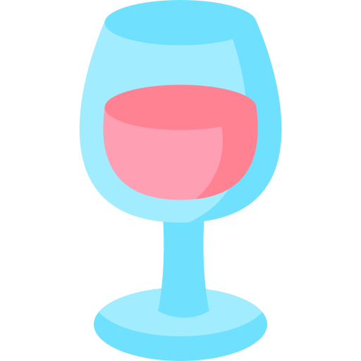 bicchiere di vino Generic Flat icona