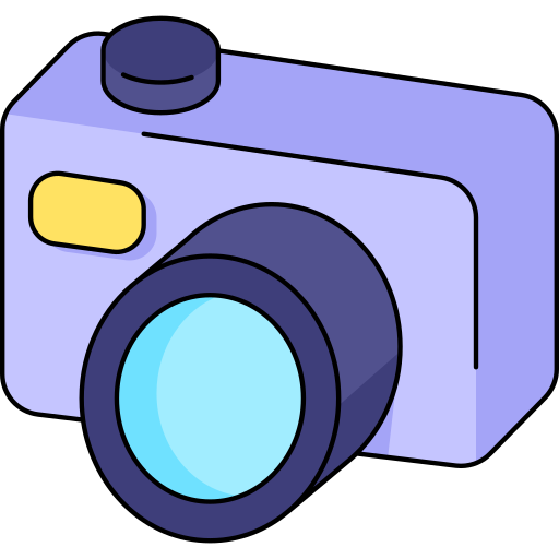 fotoapparat Generic Thin Outline Color icon