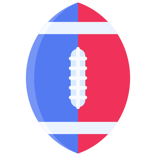 ballon de rugby Generic Flat Icône