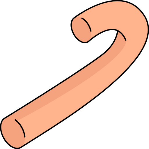 Cane Generic Thin Outline Color icon