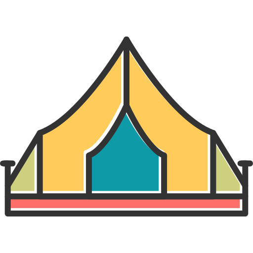 tenda da campeggio Generic Color Omission icona