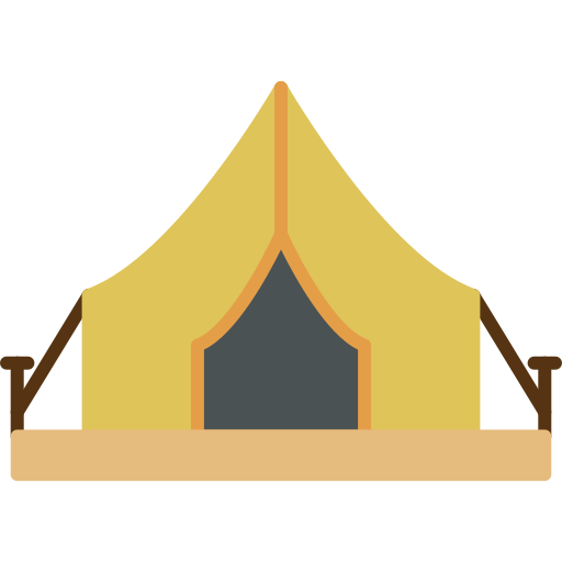 carpa para camping Generic Flat icono