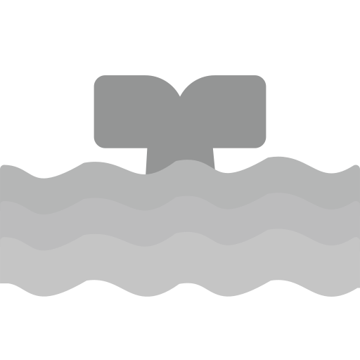 Whale Generic Grey icon