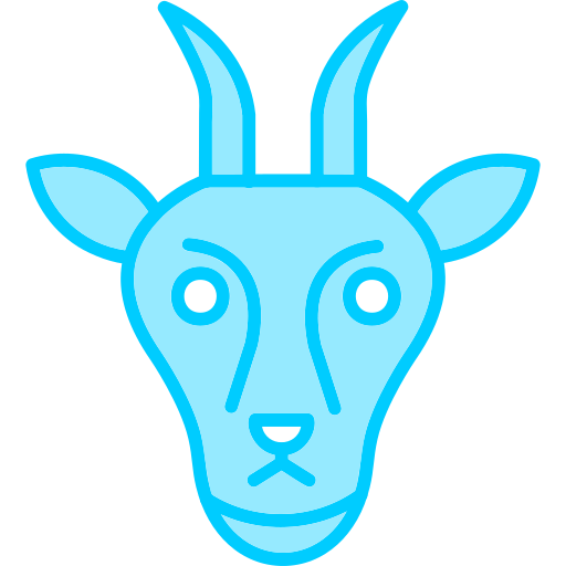 chèvre Generic Blue Icône