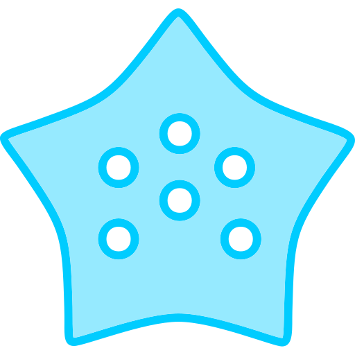 морская звезда Generic Blue иконка