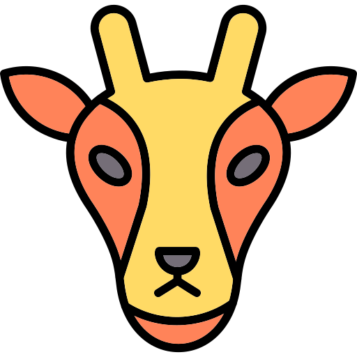 Giraffe Generic Outline Color icon