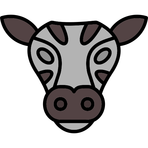 Zebra Generic Outline Color icon